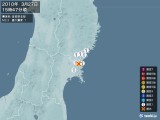 2010年03月27日15時47分頃発生した地震