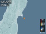 2012年06月27日16時21分頃発生した地震