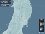 2017年10月04日12時10分頃発生した地震