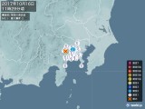 2017年10月16日11時29分頃発生した地震