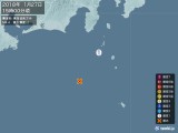 2018年01月27日15時00分頃発生した地震