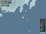 2018年04月22日20時47分頃発生した地震