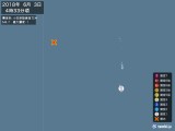 2018年06月03日04時33分頃発生した地震