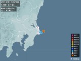 2018年10月21日12時17分頃発生した地震