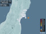 2019年10月07日03時00分頃発生した地震
