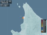 2021年06月08日08時56分頃発生した地震