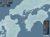 2021年10月13日04時53分頃発生した地震
