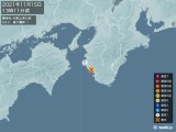2021年11月15日13時11分頃発生した地震