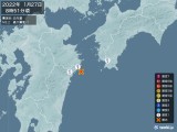 2022年01月27日08時51分頃発生した地震