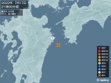 2022年07月17日21時00分頃発生した地震