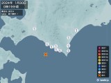 2024年01月30日00時19分頃発生した地震